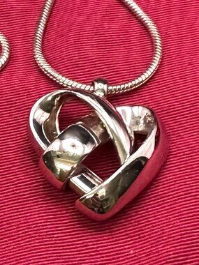 Off Limits Brand Heart Pendant Necklace